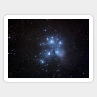Pleiades in the night sky Sticker